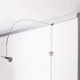 Cimaises Multirail Eclairage -  Rail de 200cm (fixation incl.)