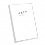 Cadre alu AEKTA - Argent Mat - Pour format A2 (42x59,4cm)
