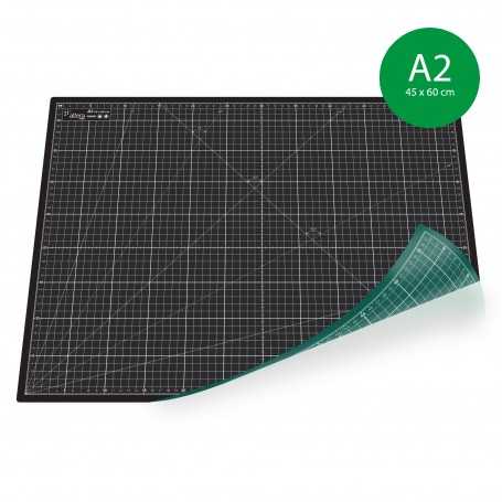 Tapis de découpe (PRO Noir-Vert)  - A2 (45x60cm)