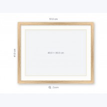 Custom frame 40×30 cm