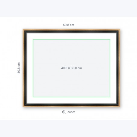 Custom frame 40×30 cm
