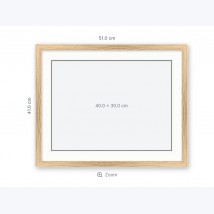 Custom frame 40×30 cm