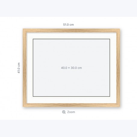 Custom frame 40×30 cm