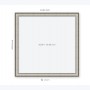 Custom frame 99×99 cm