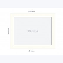 Custom frame 40×30 cm