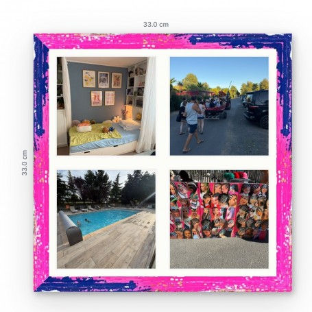 Plusieurs photos imprimées et encadrées 30×30 cm