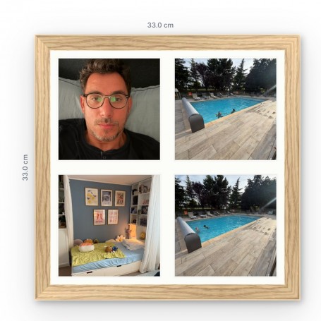 Plusieurs photos imprimées et encadrées 30×30 cm