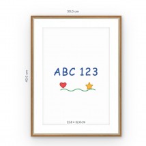 Custom frame 30×40 cm