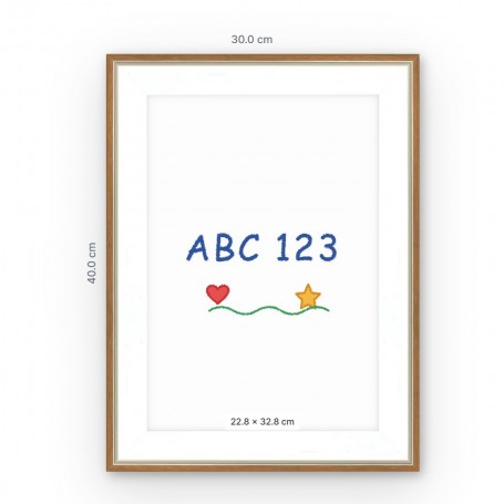 Custom frame 30×40 cm