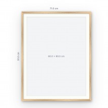 Custom frame 60×80 cm