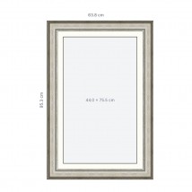 Custom frame 44×76 cm