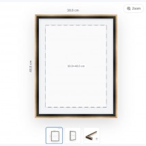 Custom frame 30×40 cm