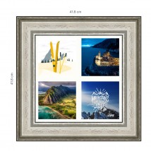 Several photos printed and framed